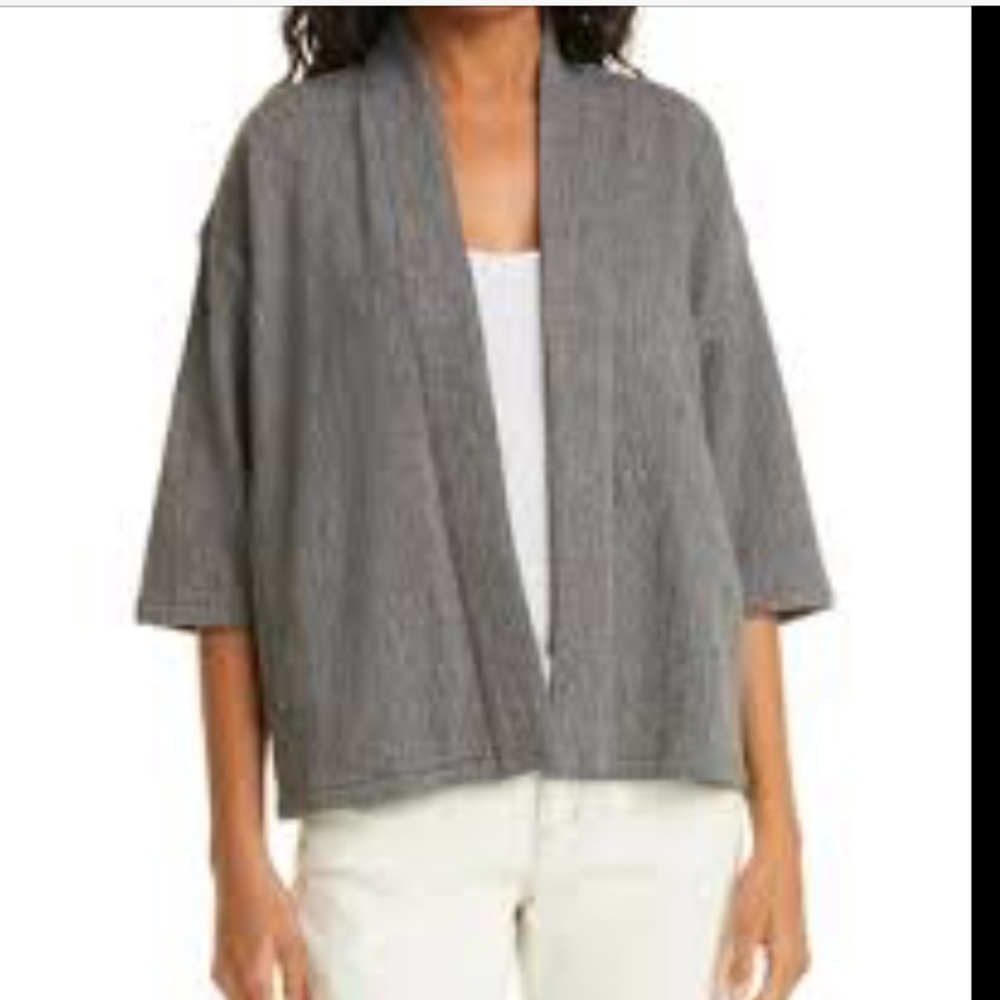 Eileen Fisher Cotton Cardigan Sweater